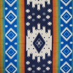 Wool Blankets - Navy Border Thread