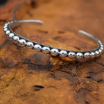 B CHAVEZ SILVER CUFF  (Size: 6.25)