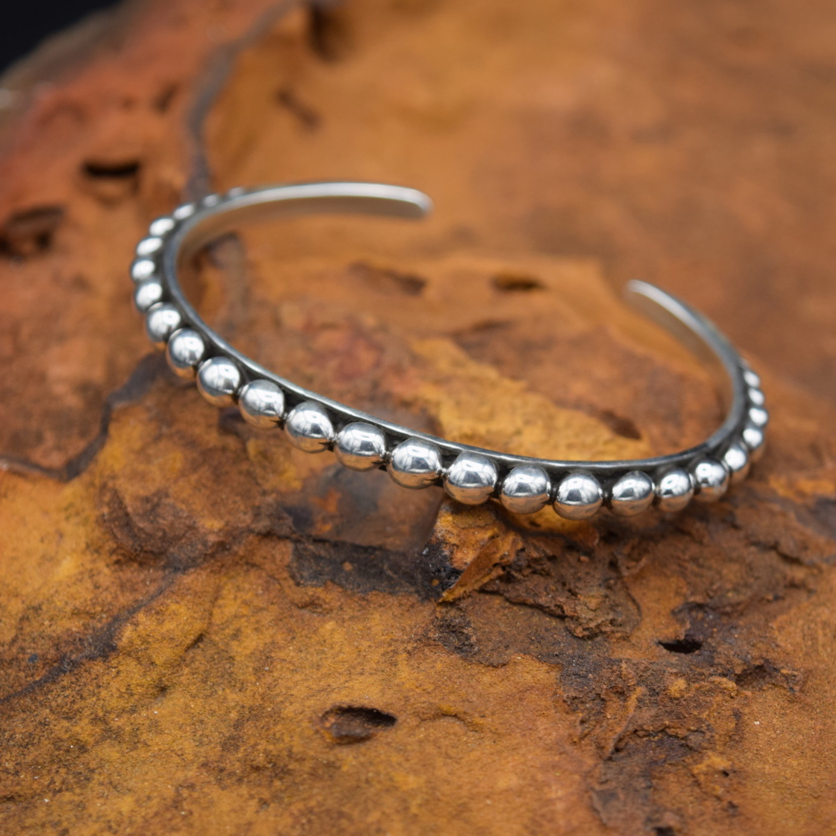 B CHAVEZ SILVER CUFF (Size: 6.25)