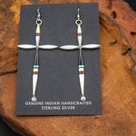 INLAID CROSS EARRINGS