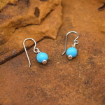 TURQUOISE PEARL EARRINGS