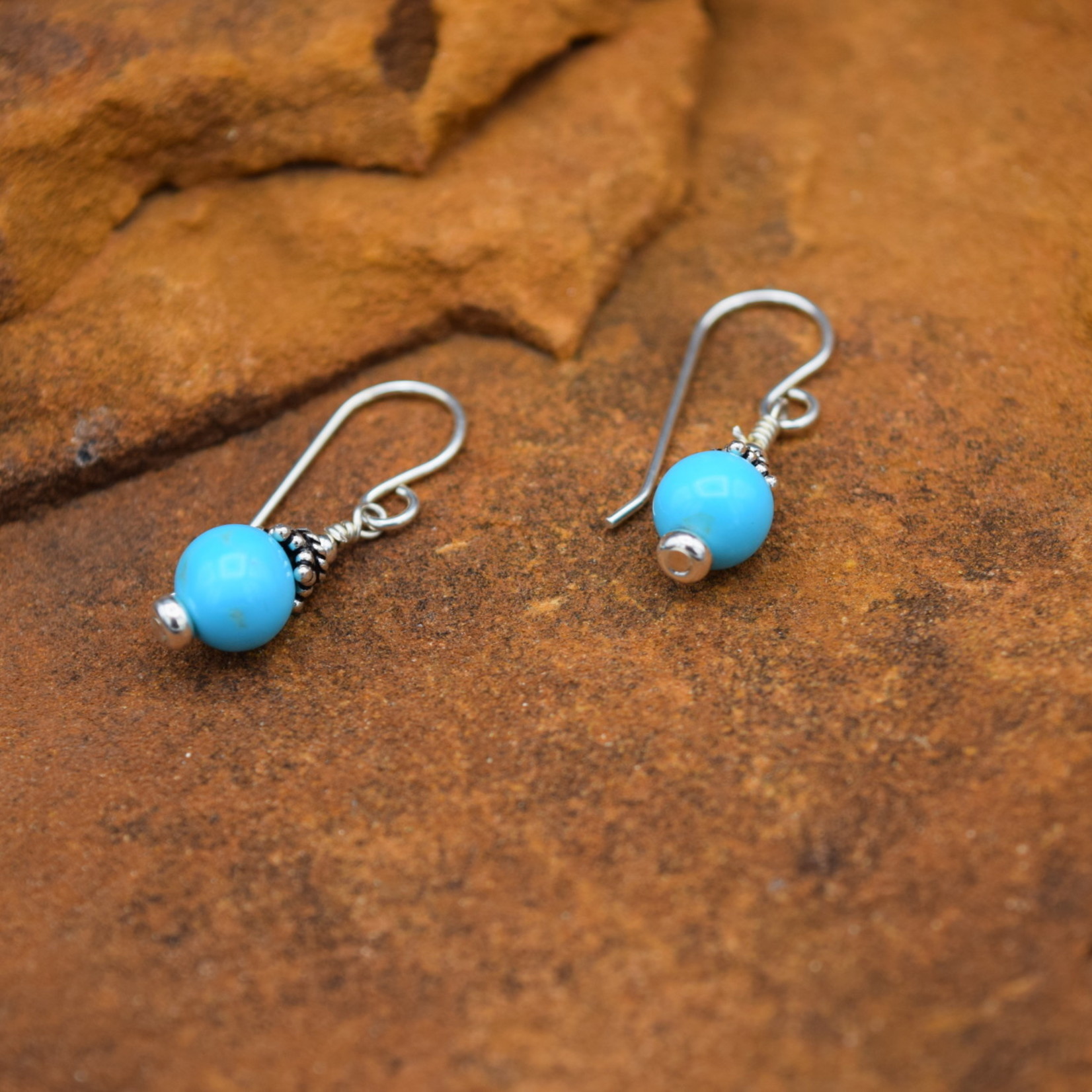 TURQUOISE PEARL EARRINGS