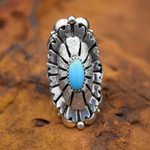 CALVIN TURQUOISE RING (Size: 7.5)