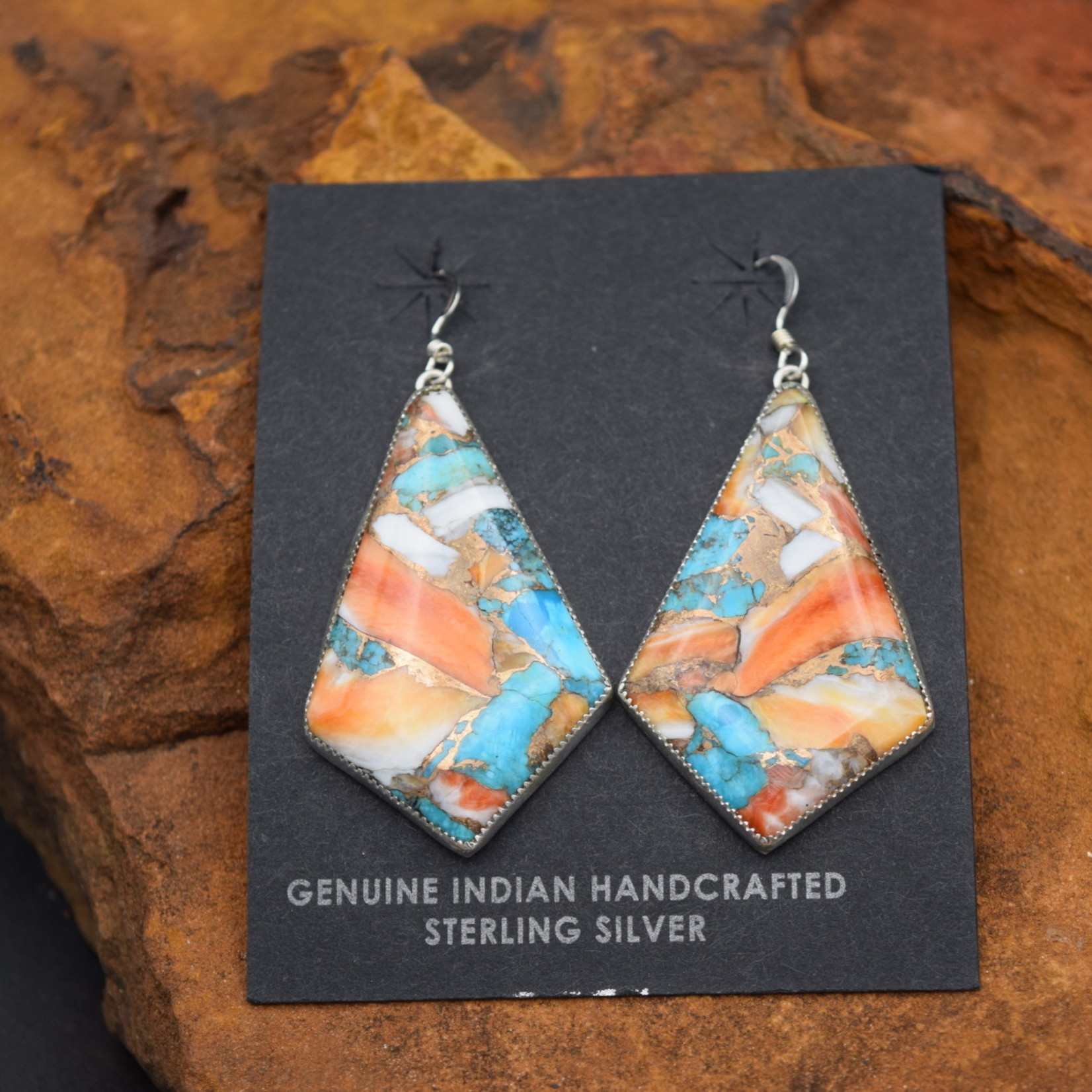 SPINY TURQUOISE EARRINGS