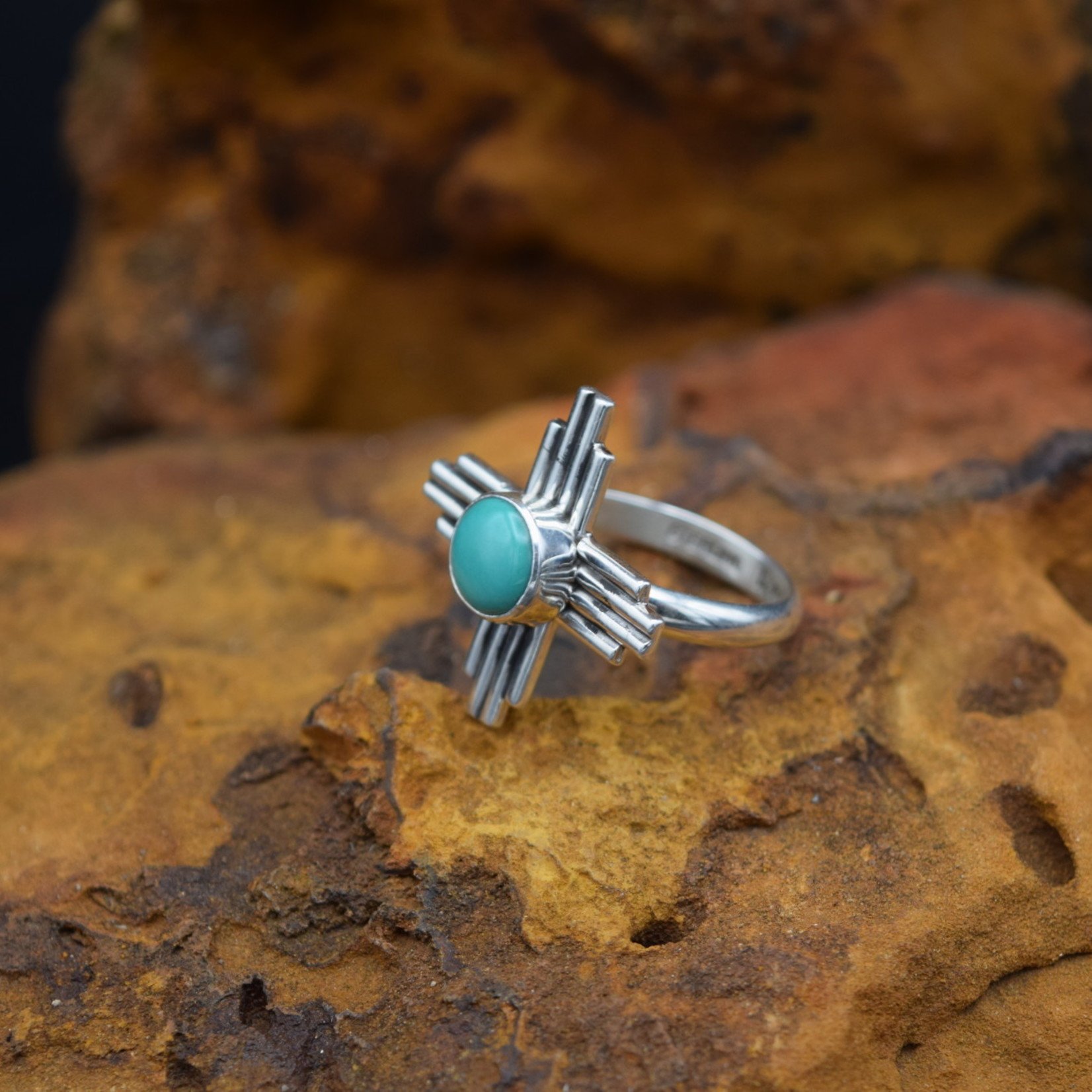 ZIA TURQUOISE RING (Size: 7.25)