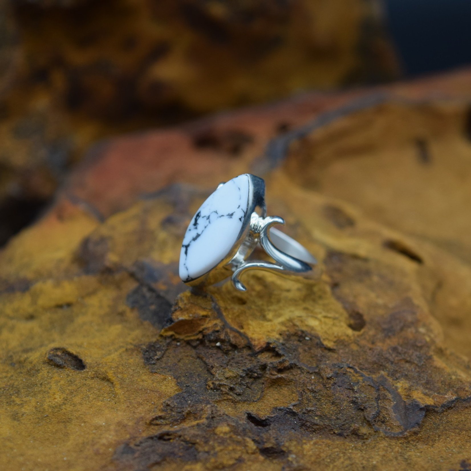 White buffalo shop ring