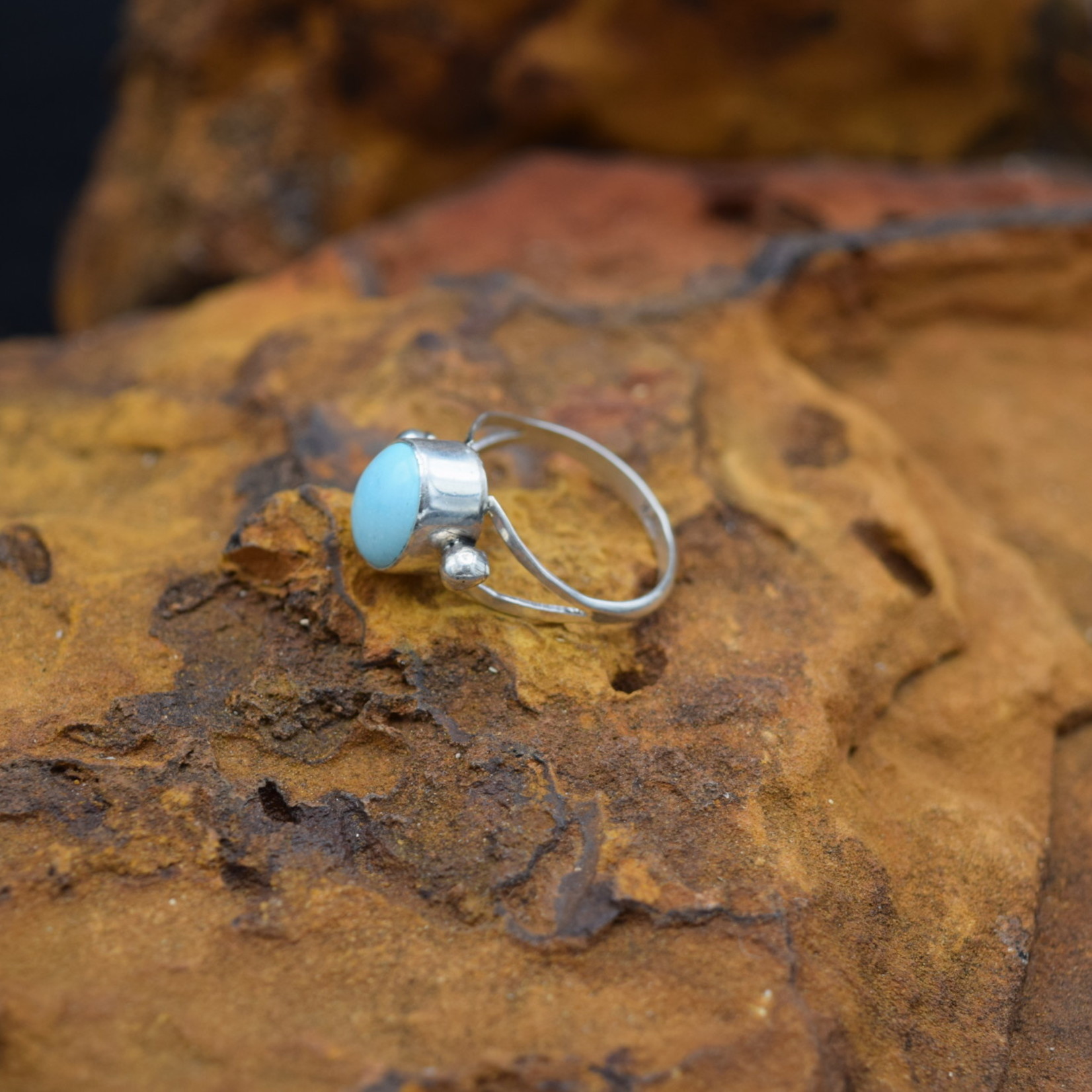 LIGHT TURQUOISE RING (Size: 6.25)