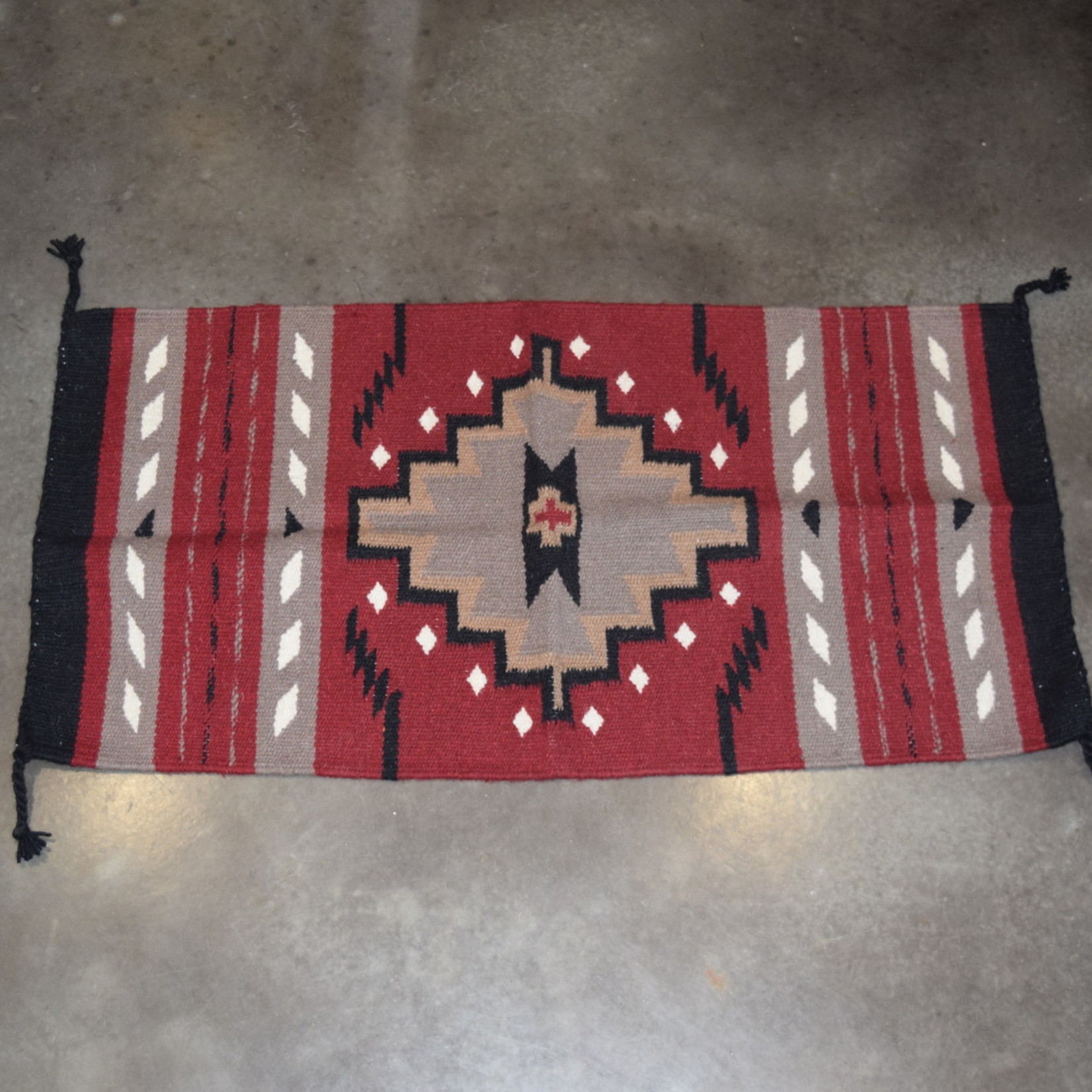 20" x 40" Handwoven Wool Rug