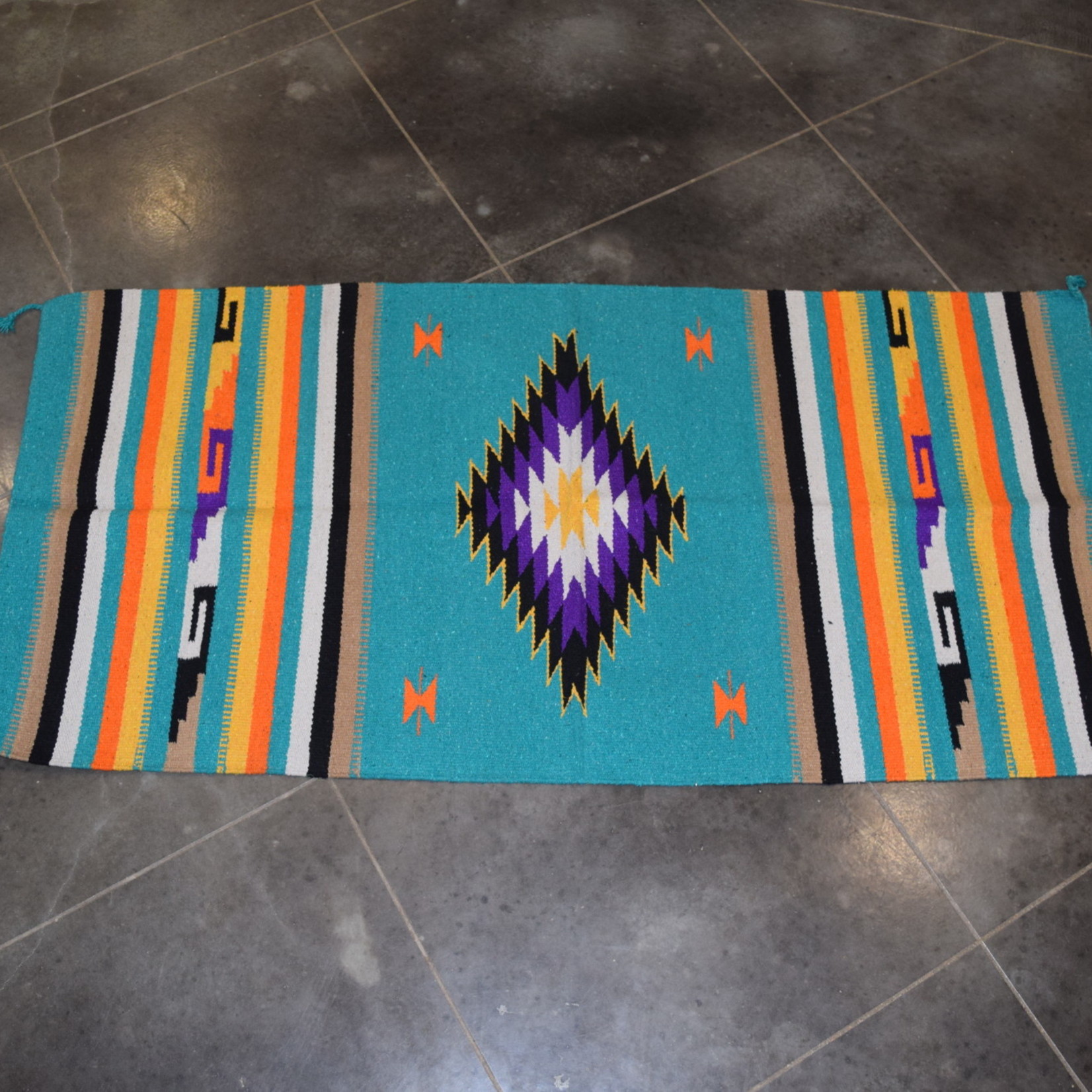 32" X 64" Azteca Rug [Teal]