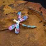 Inlay Dragonfly Pin or Pendant