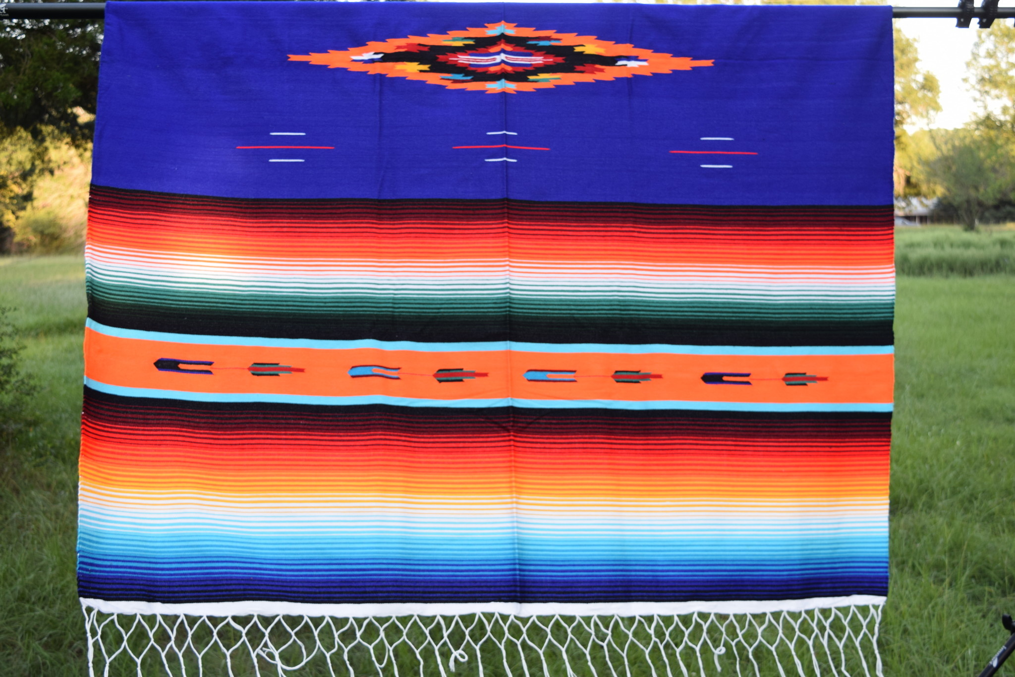 Saltillo Serape Blanket Dos Borrachos Amigos Imports, LLC