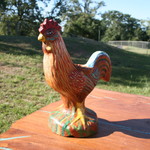 Ceramic Rooster  Planter - Small
