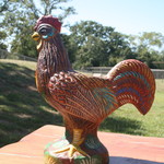 Ceramic Rooster Planter - Large