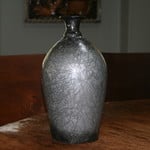 Ceramic Silver/Metallic Vase - Medium