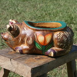 Ceramic Pig Planter - Medium