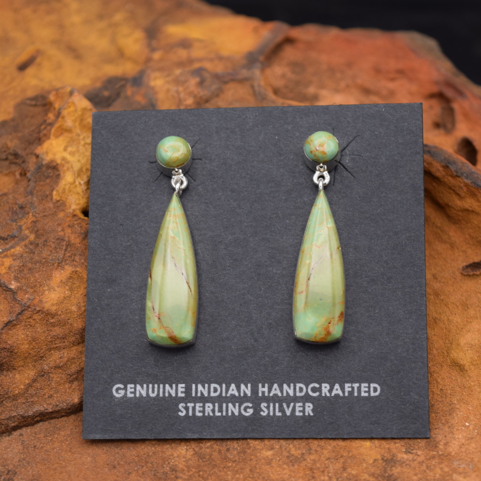 Green Valley Turquoise Earrings