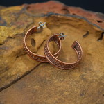 Verna Tahe Copper Hoops