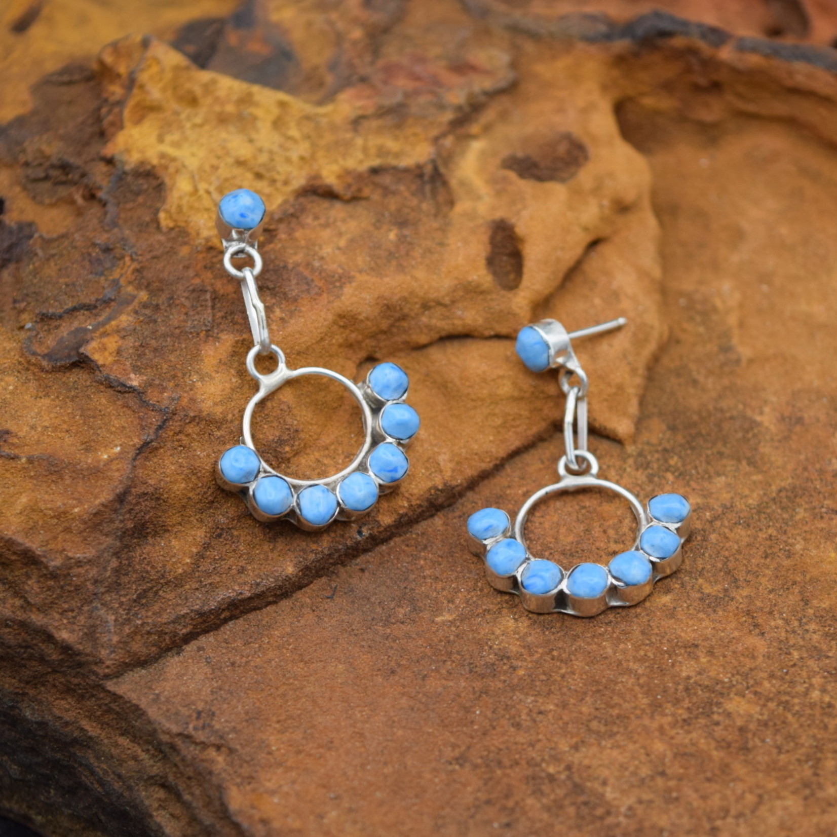 Erma Esalalio Zuni Earrings