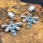 MALCOM CHAVEZ TURQUOISE EARRINGS