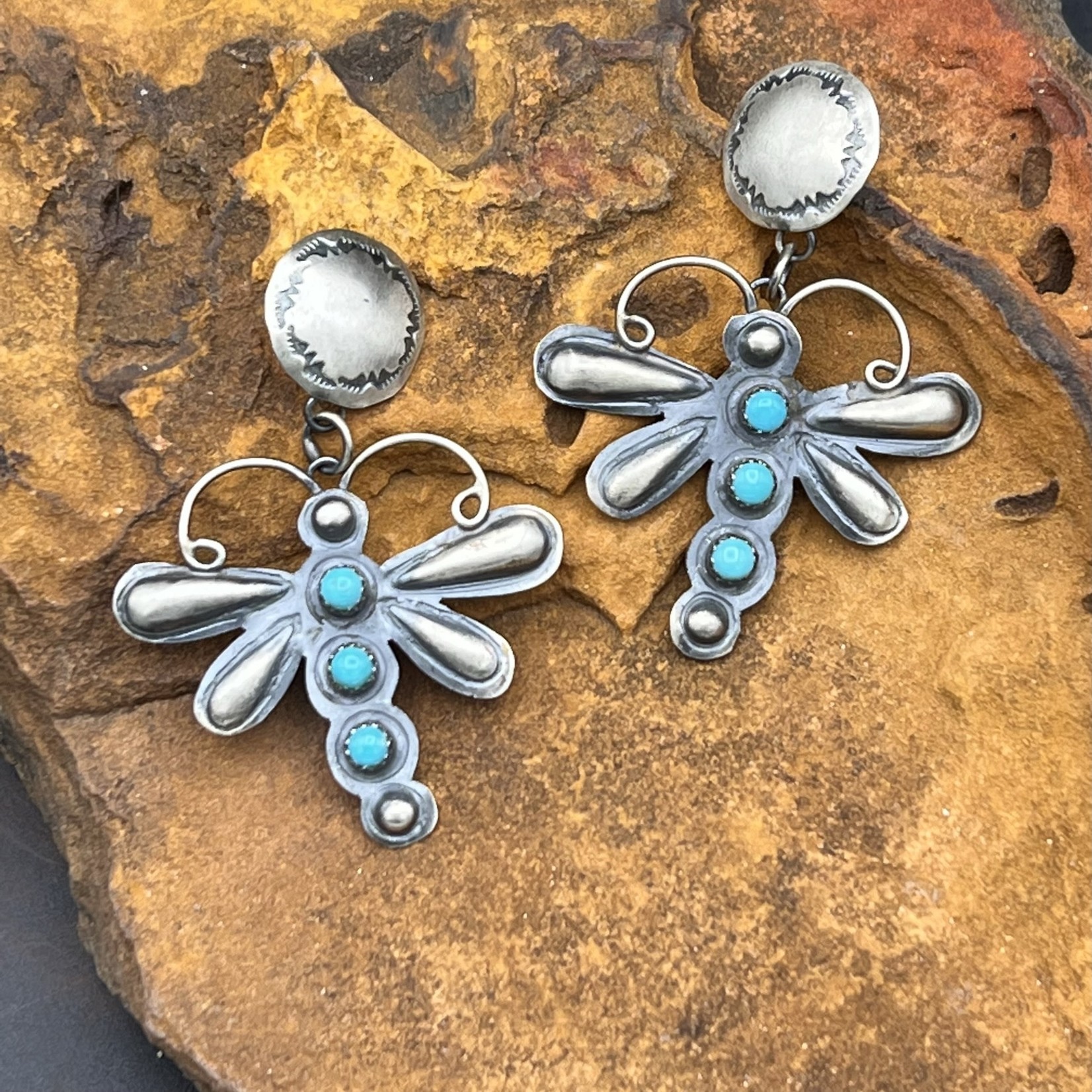 MALCOM CHAVEZ TURQUOISE EARRINGS