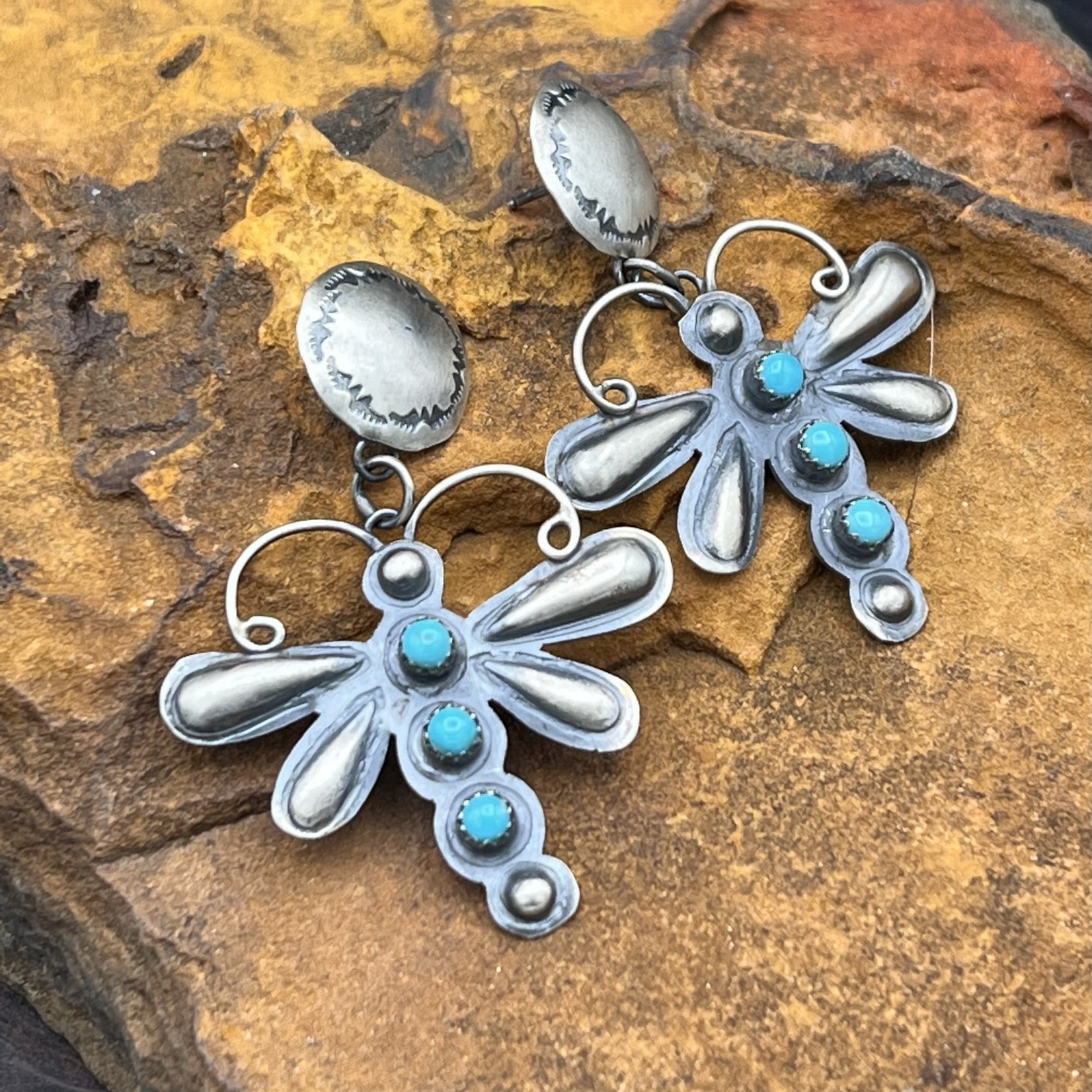 MALCOM CHAVEZ TURQUOISE EARRINGS