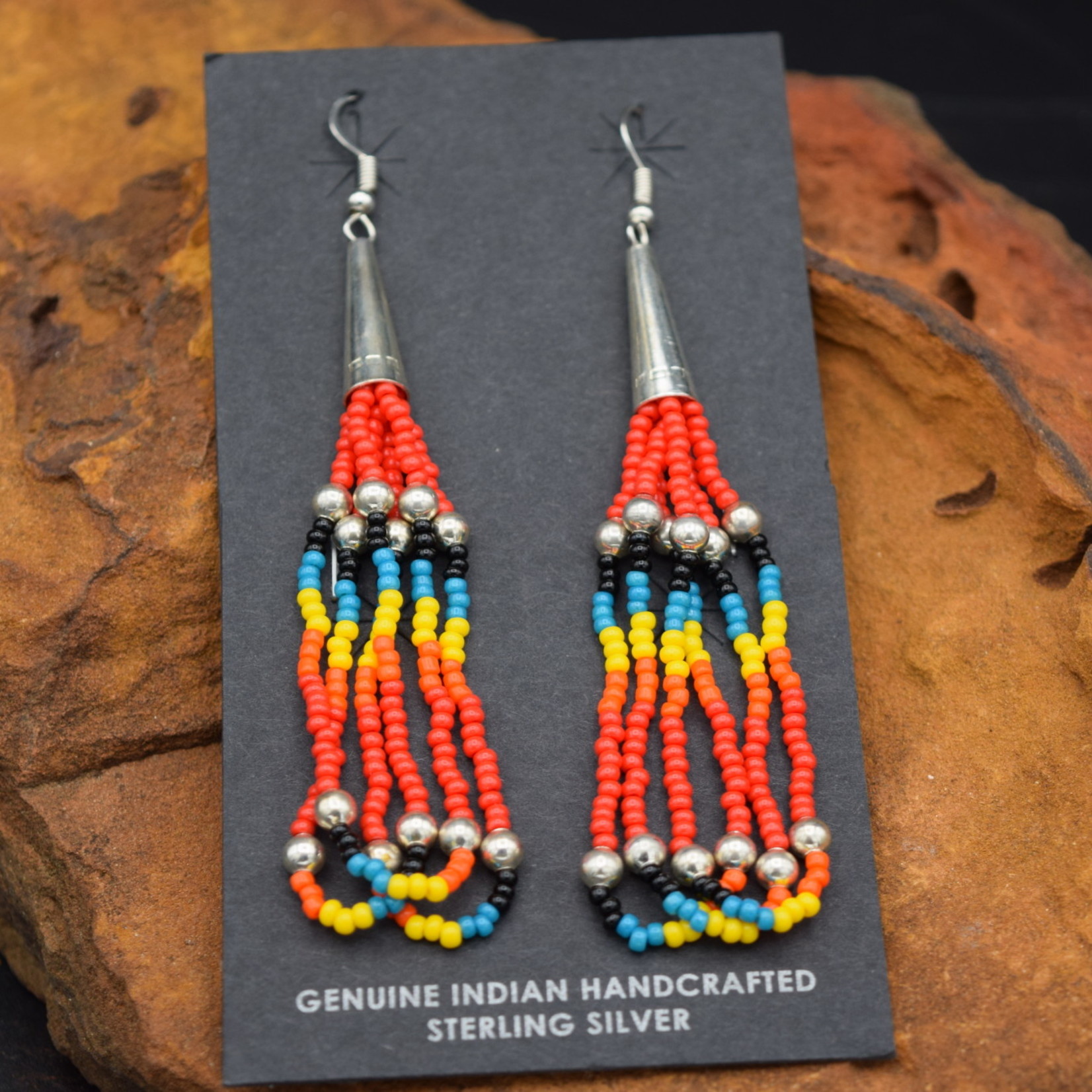 BEADED EARRINGS