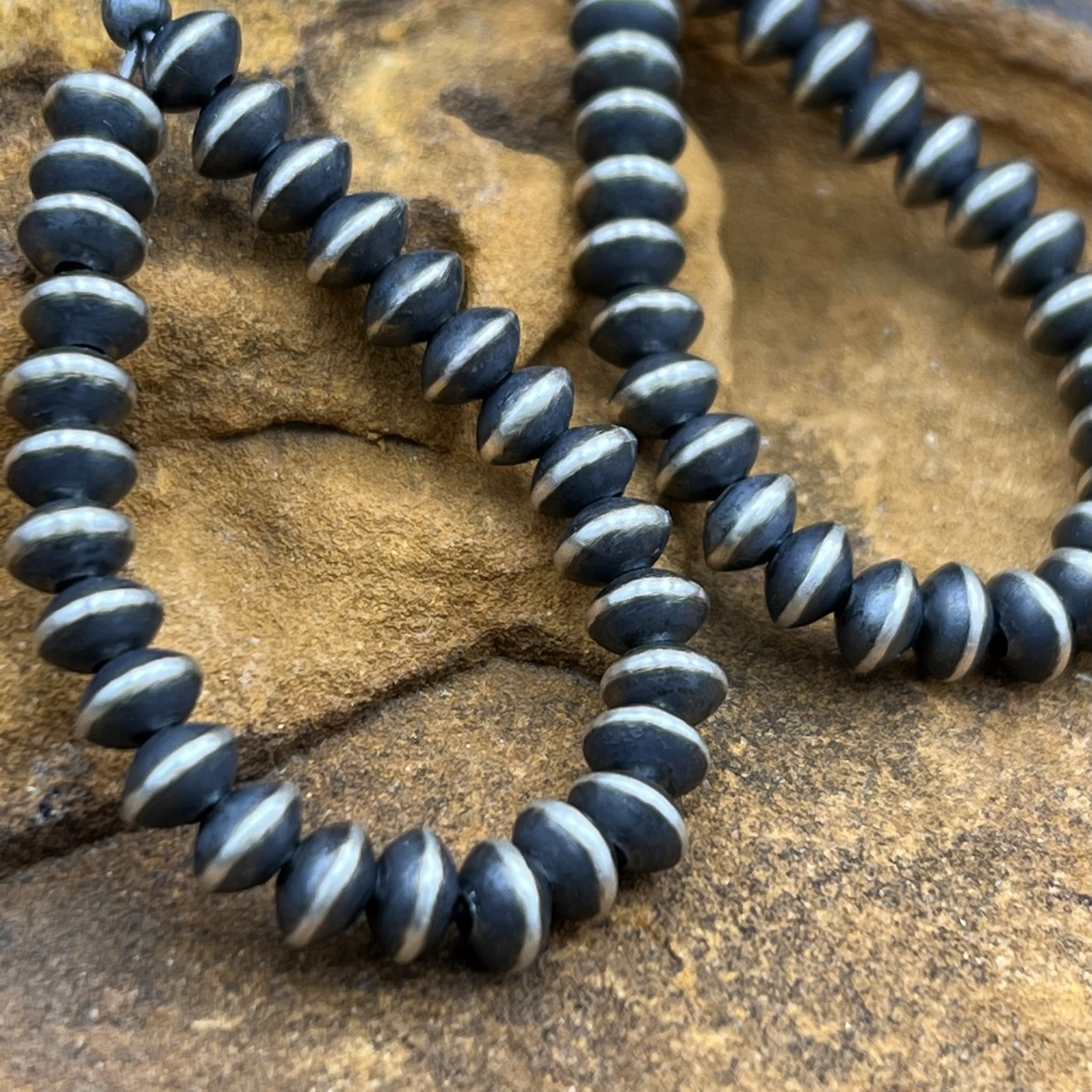 NAVAJO SAUCER PEARL EARRINGS