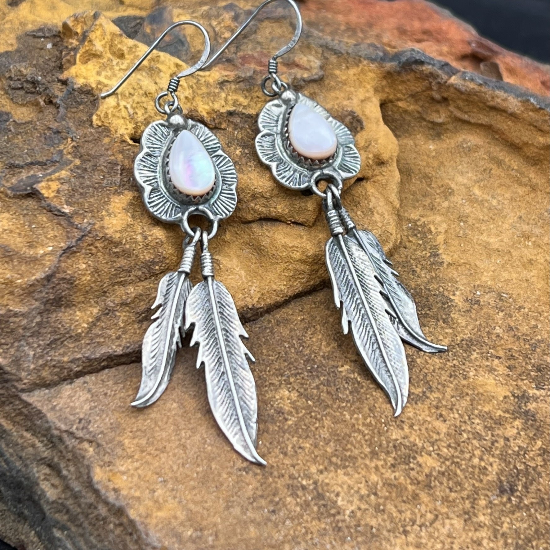 Buy 925forher Big Pink Opal Dangle Earrings Sterling Silver Dangle Earrings  Big Pink Stone Boho Earrings Big Light Weight Earrings Large Online in  India - Etsy