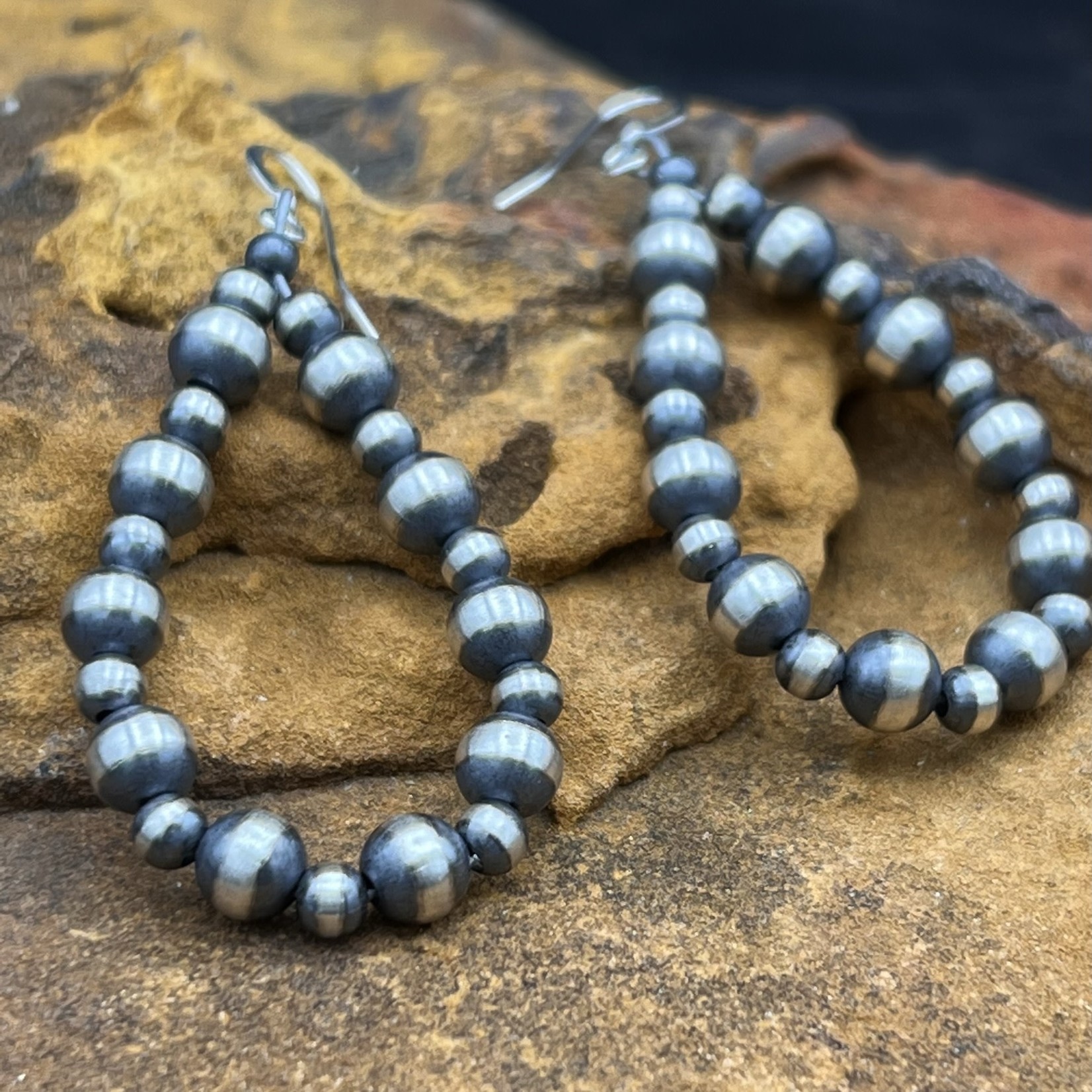 NAVAJO PEARL EARRINGS