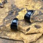 Sterling Silver and Onyx earrings