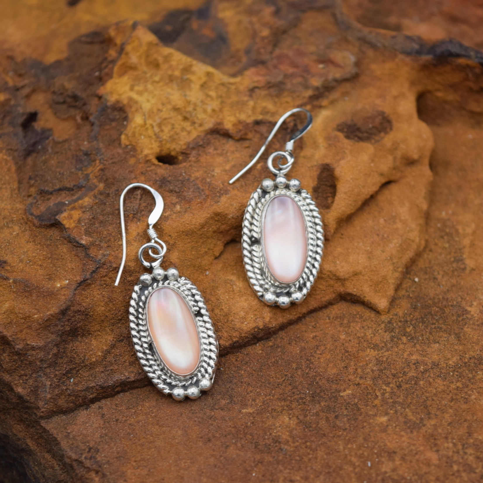 PINK PEARL EARRINGS