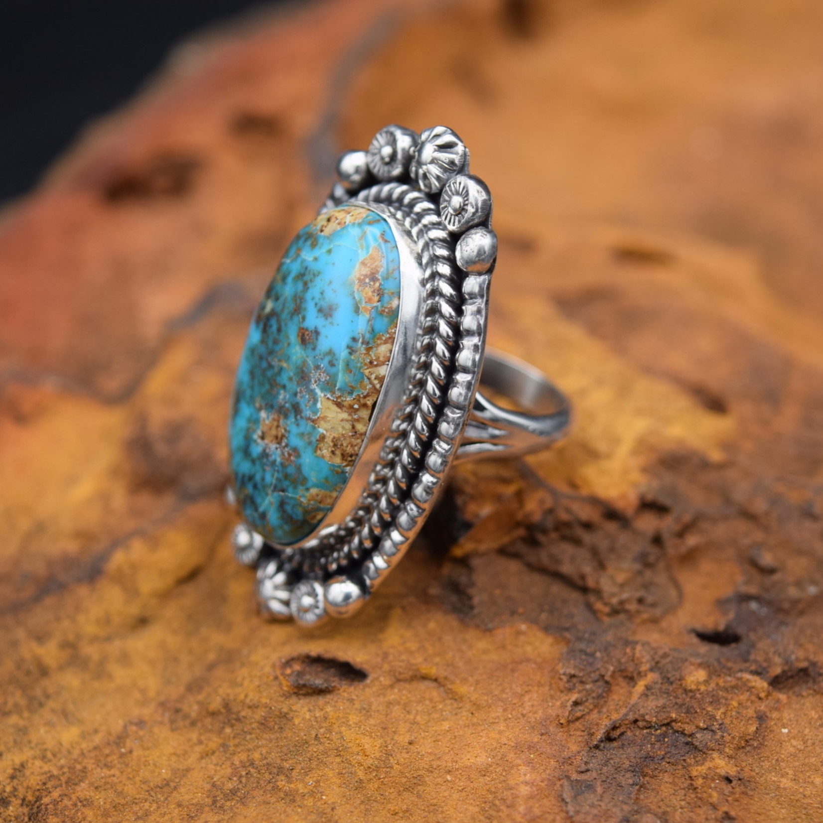TURQUOISE RING (Size: 8)