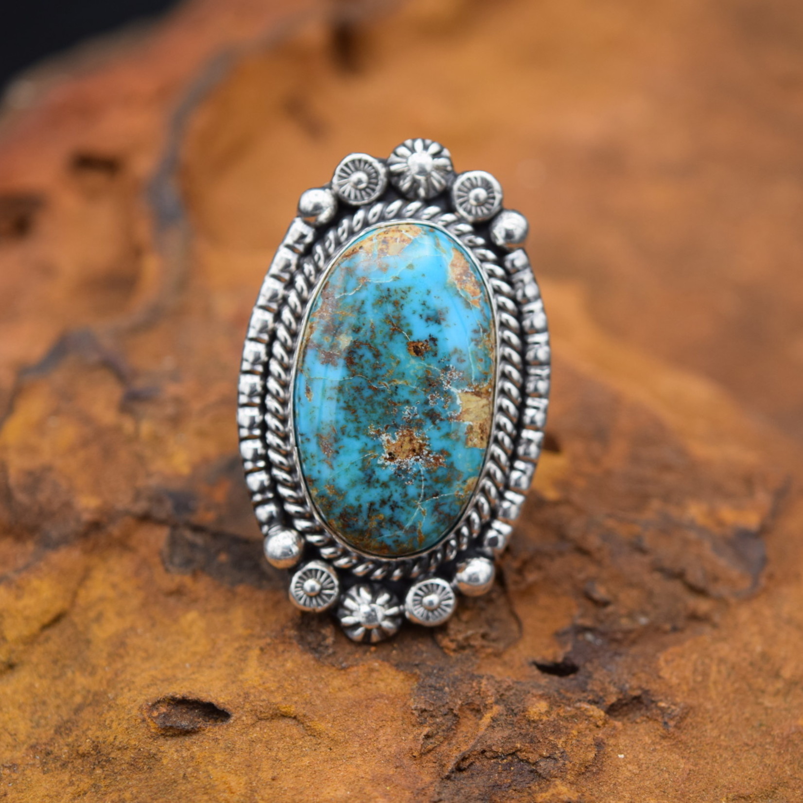TURQUOISE RING (Size: 8)