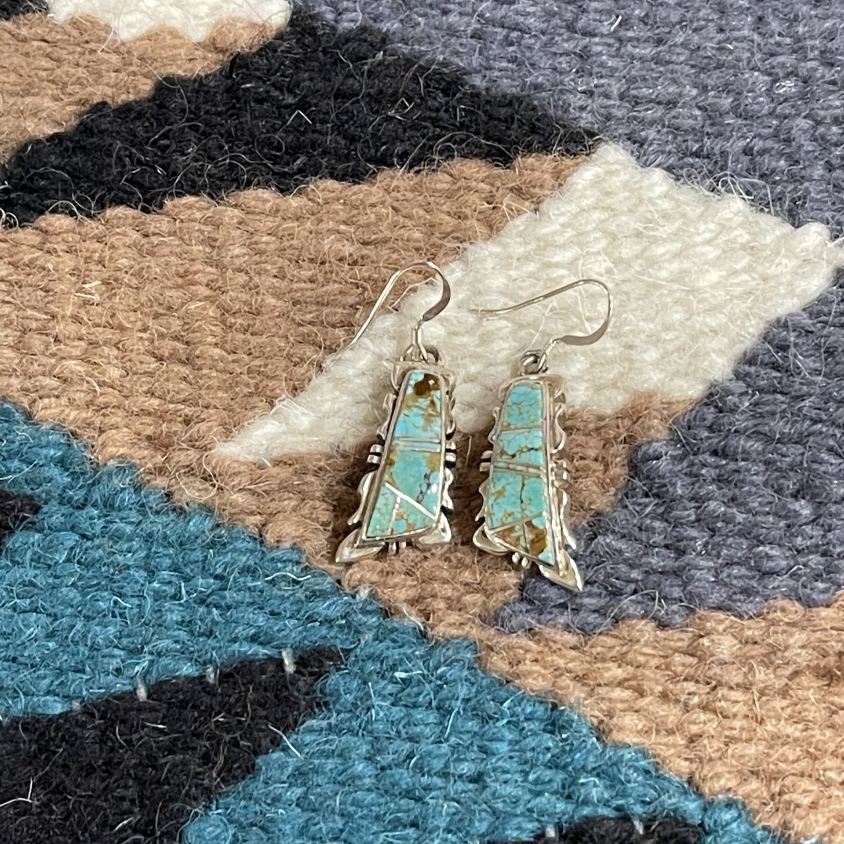 COPPER TURQUOISE EARRINGS