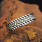 AR LONG SILVER STACKER CUFF [Size: 7]