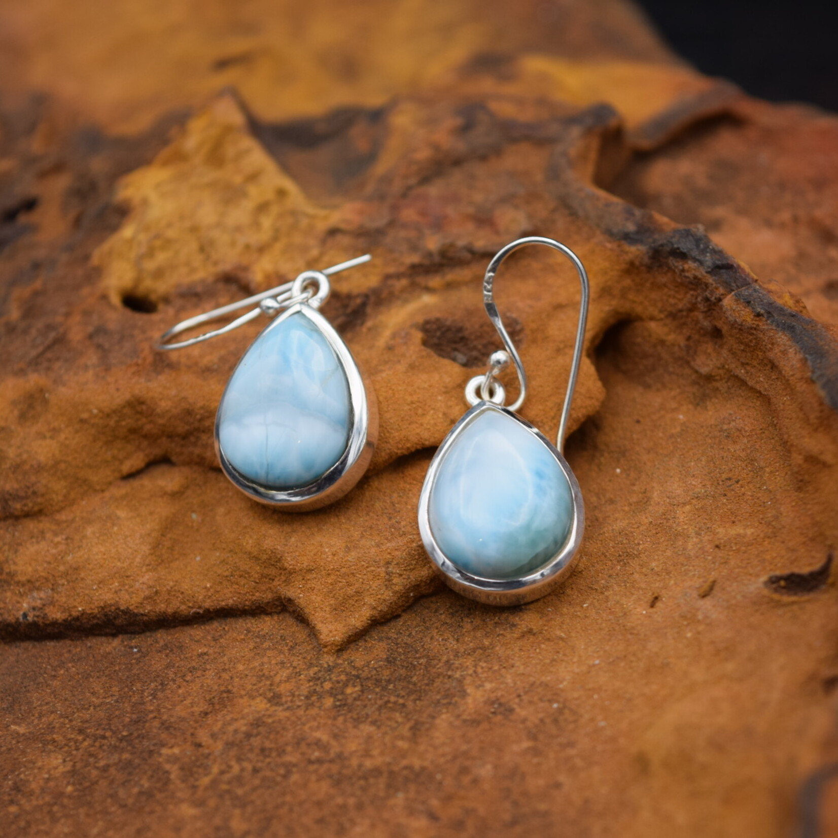 LARIMAR EARRINGS