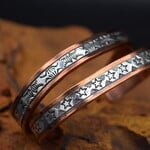 Wylie Secatero Copper & Silver Cuff [7"]