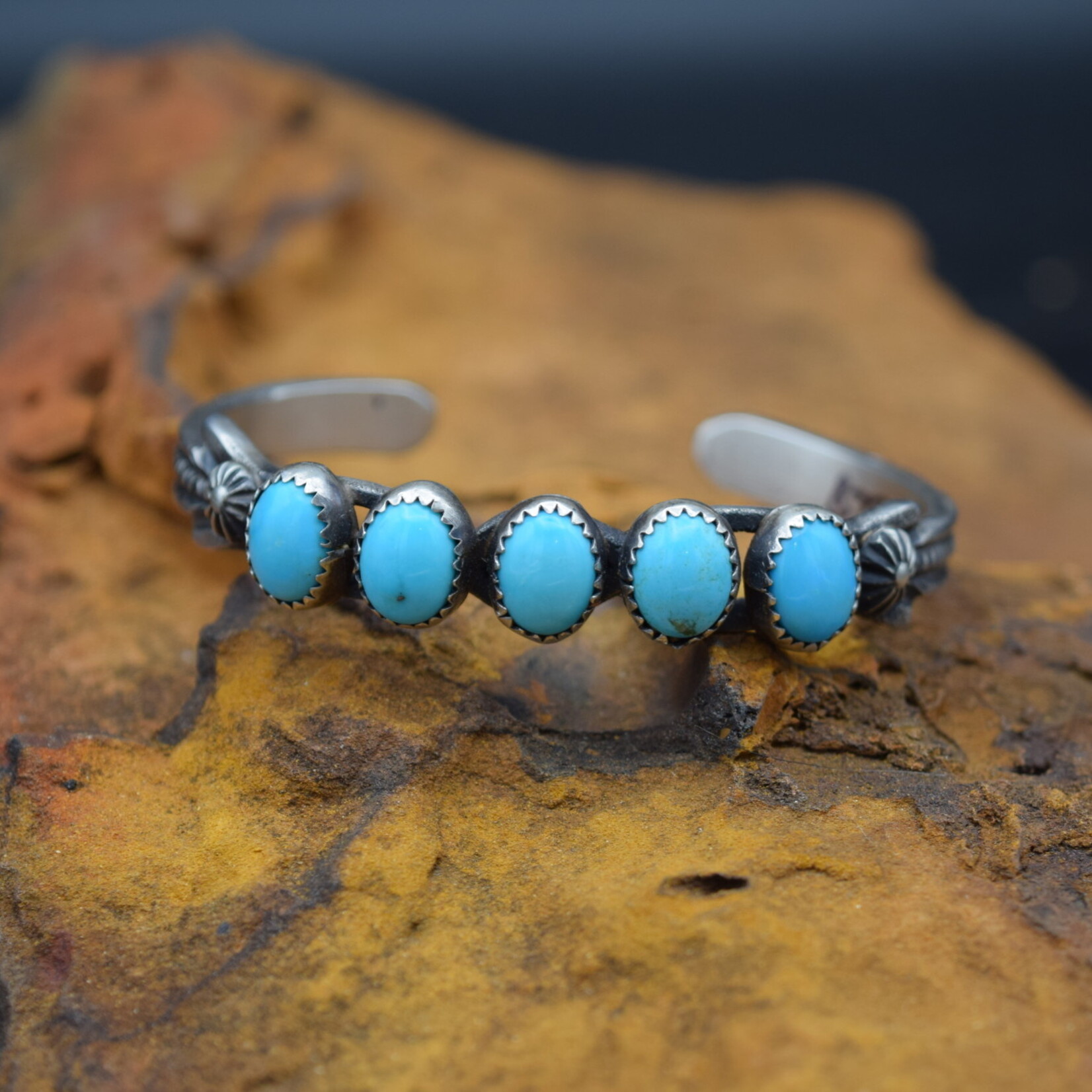 KEVIN BILLAH TURQUOISE CUFF [6"]