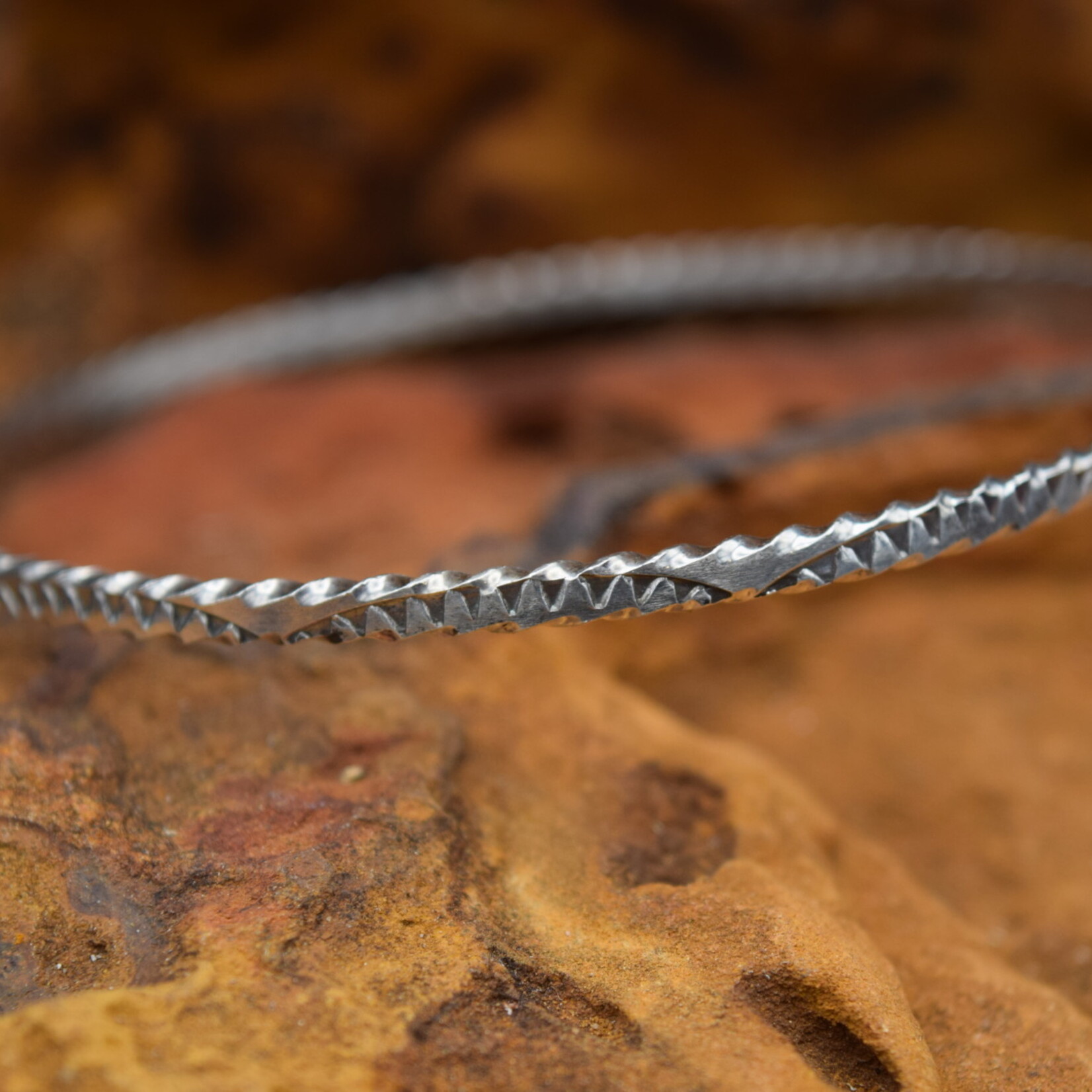 SILVER BANGLE BRACELET