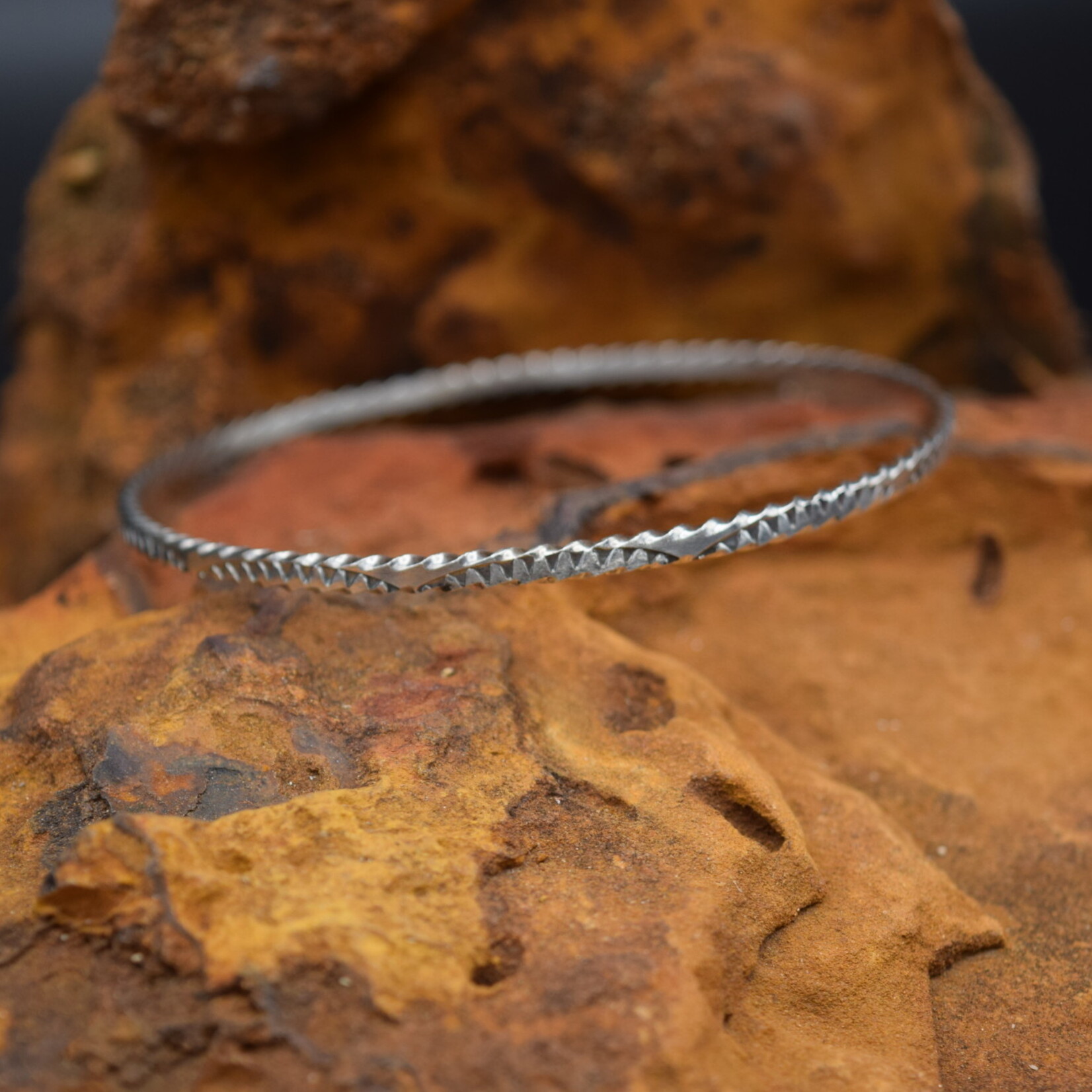 SILVER BANGLE BRACELET