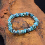 Turquoise Stretch Nugget Bracelet [Stretch 6"-9"]