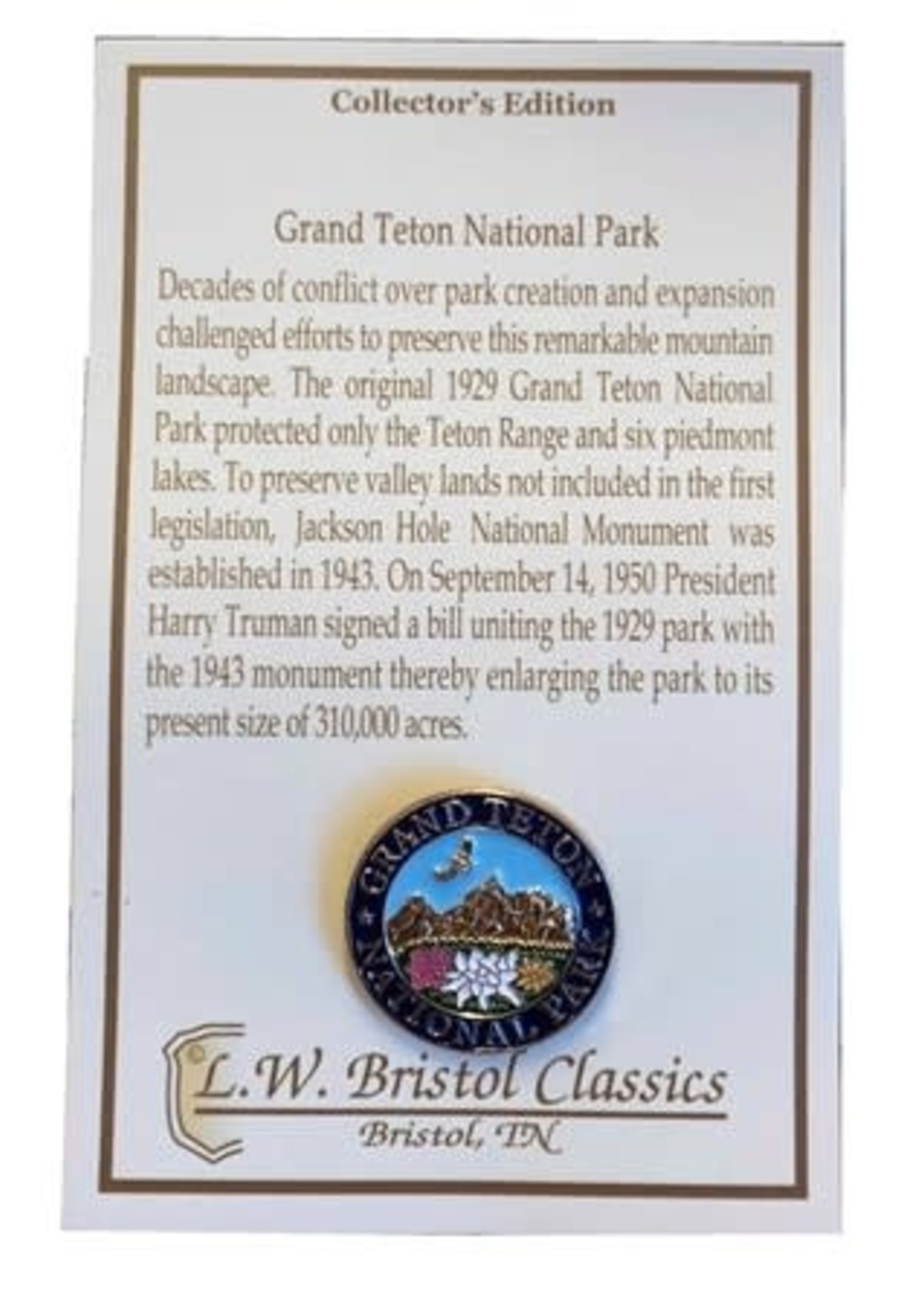 Grand Teton Classic Pin