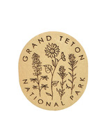GTNP Wildflowers Wood Magnet