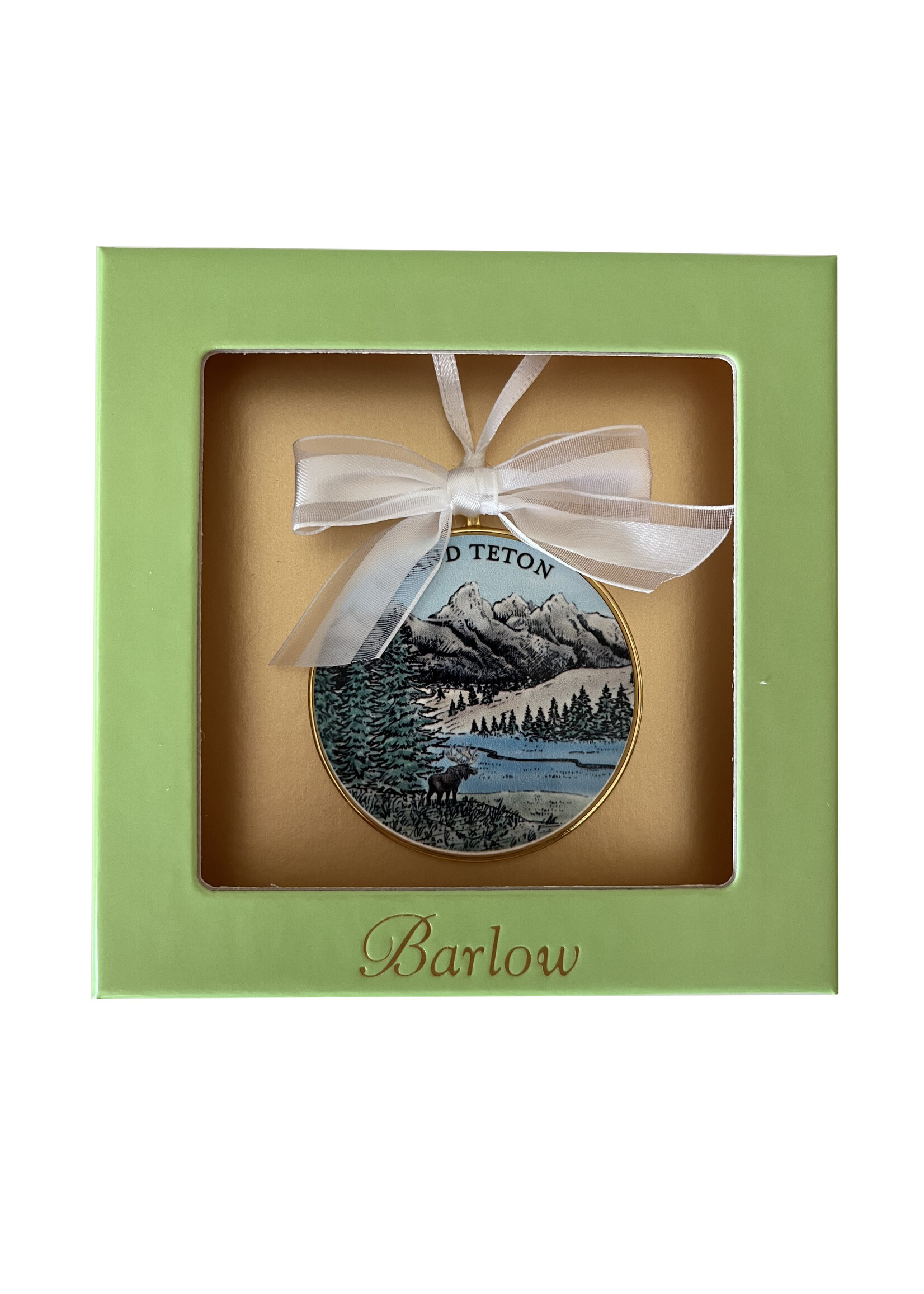 Grand Teton Barlow Moose Ornament