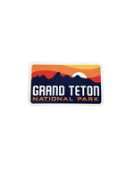 GTNP Groove Teton Sunset Sticker