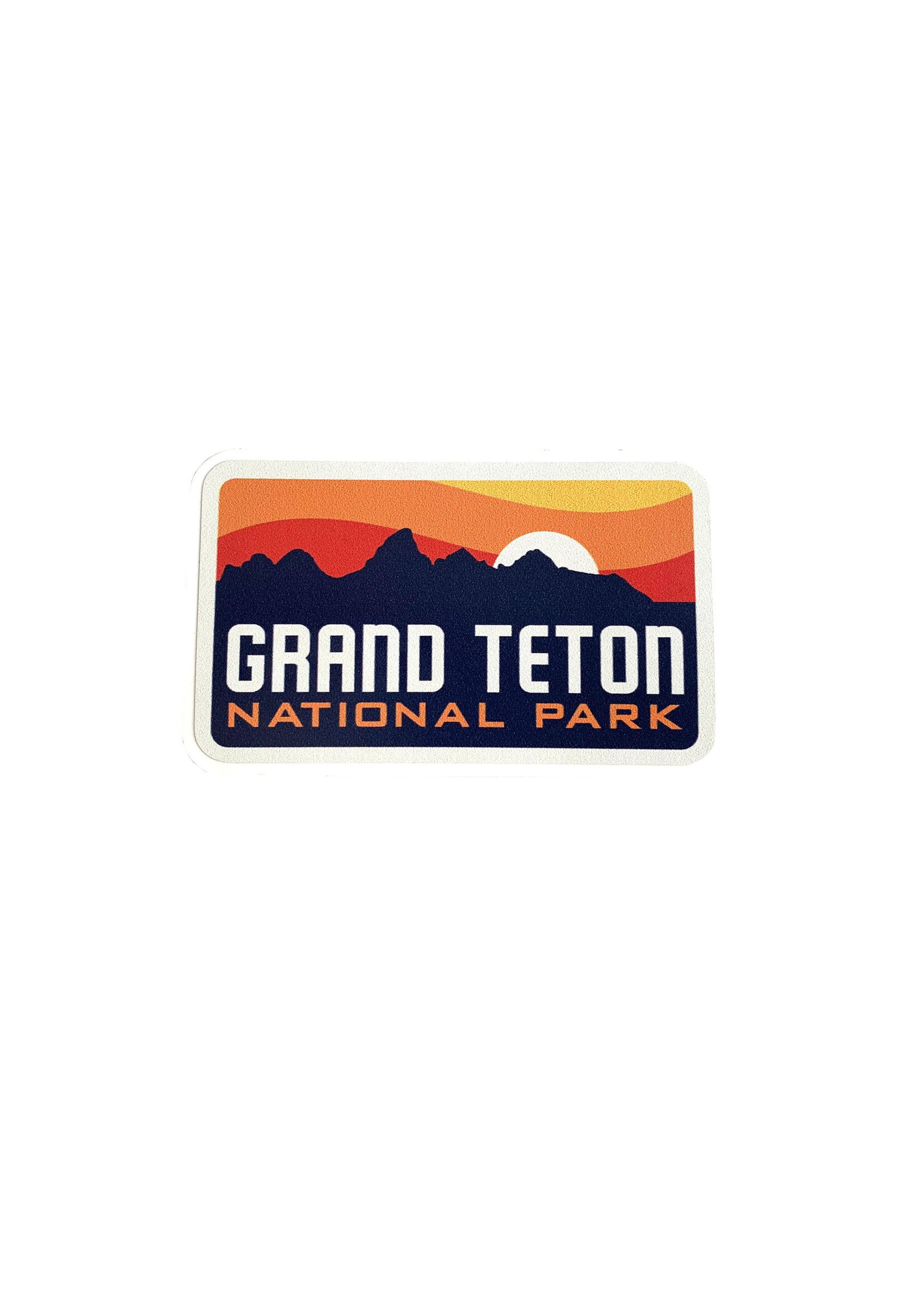 GTNP Groove Teton Sunset Sticker