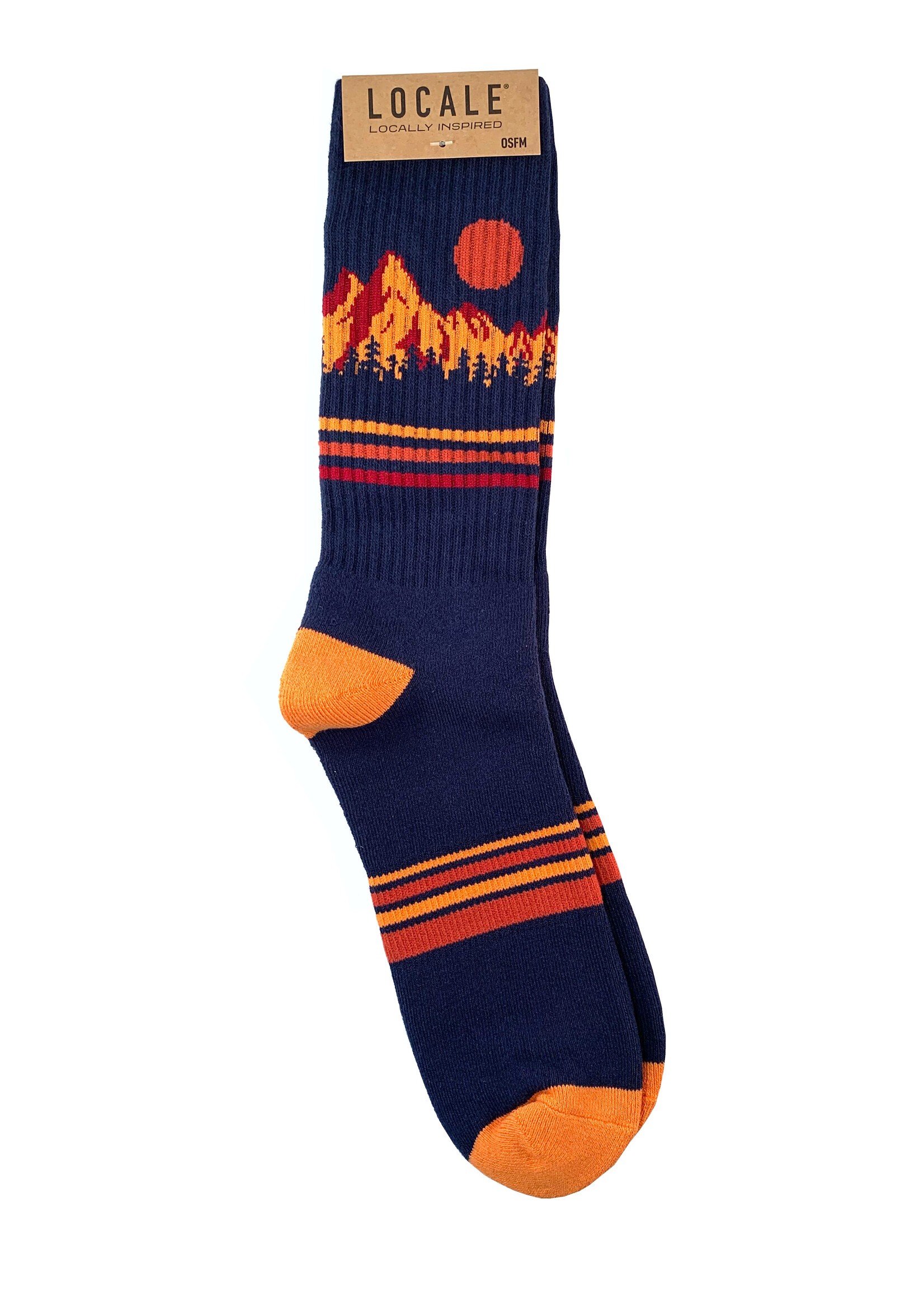 Mountain Sunset Socks