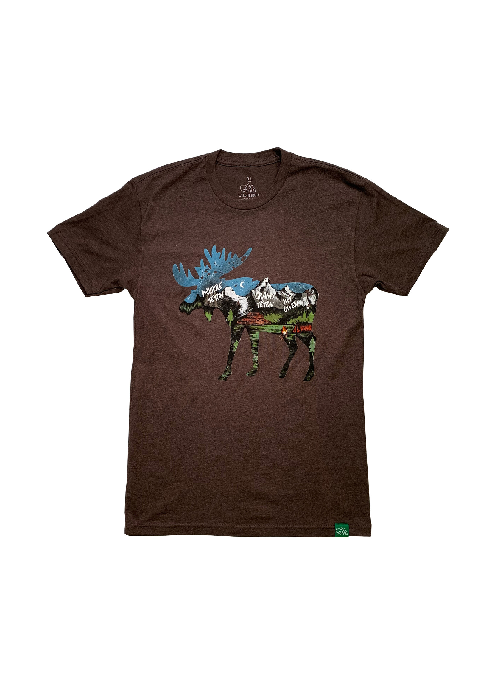 Grand Teton Painted Moose Tshirt