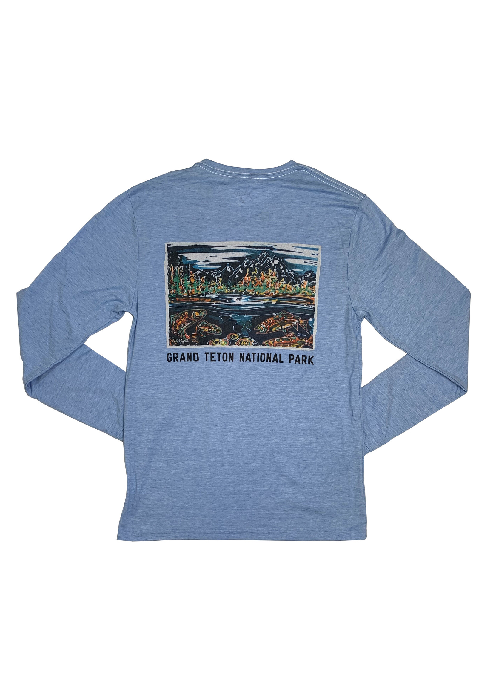 Abby P  Snake River Long Sleeve Tshirt