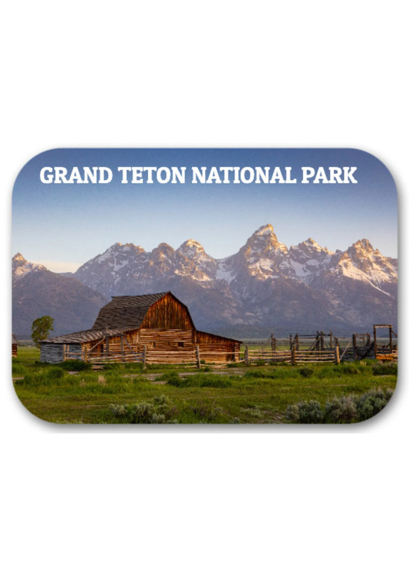 GTNP Barn Photo Magnet